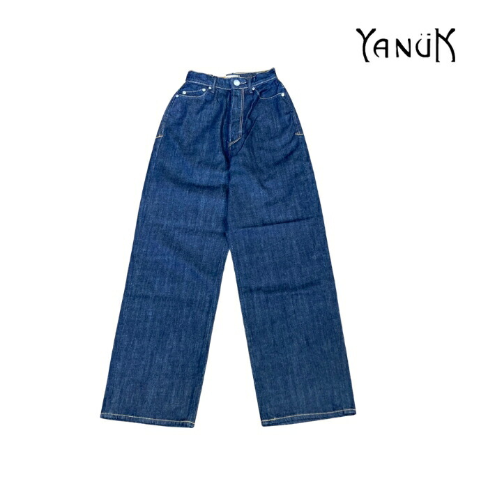 ヤヌーク YANUK ワイドパンツ コットンブレンド 日本製 E5314 楽天市場】YANUK ヤヌーク パンツ レディース ワイド デニム