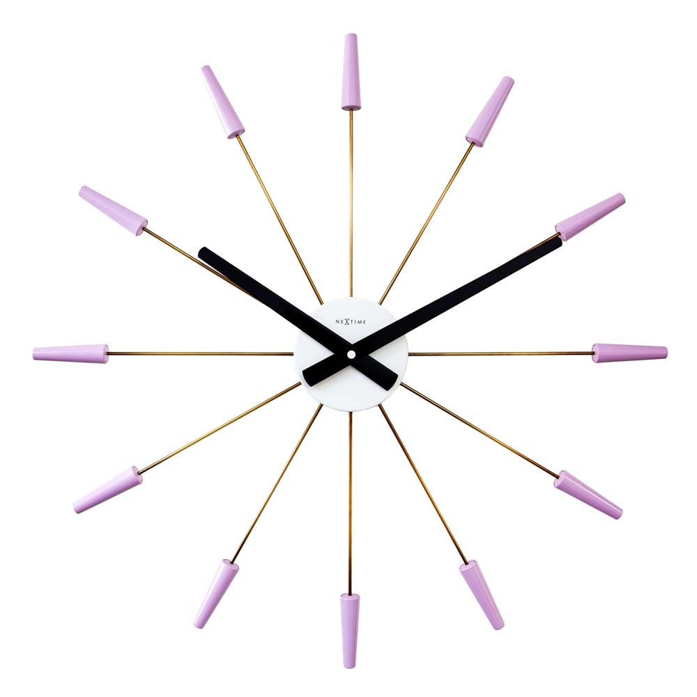 壁時計 掛時計 NEXTIME ネクスタイム ウォールクロック Plug-inn LA ラベンダー / NXT-2610LA STANDARD COLLECTION