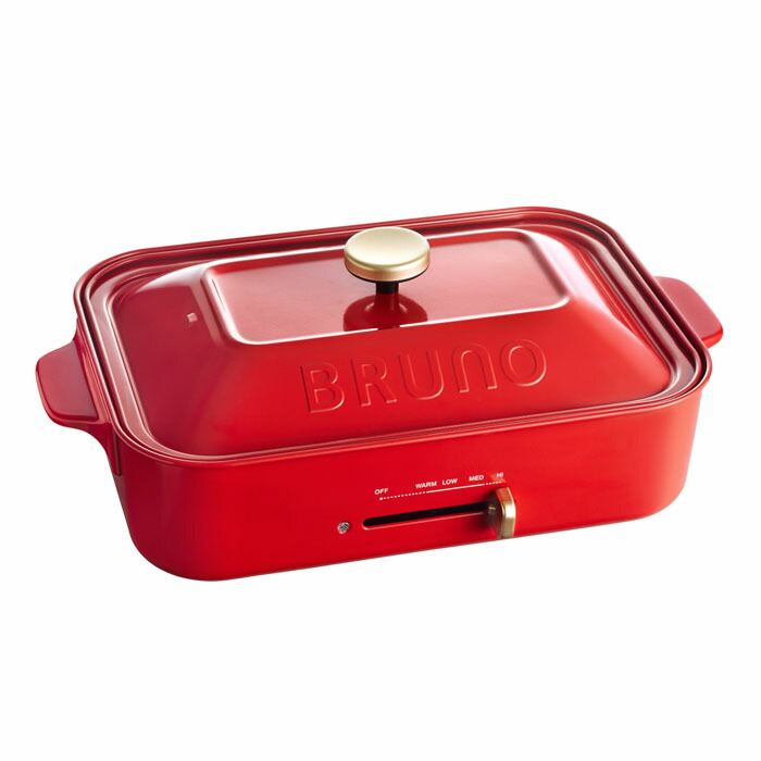 新品未使用品　BRUNO コンパクトホットプレート BOE021 レモンフラワー 楽天市場】おまけ付き BRUNO コンパクト ホットプレート レモン