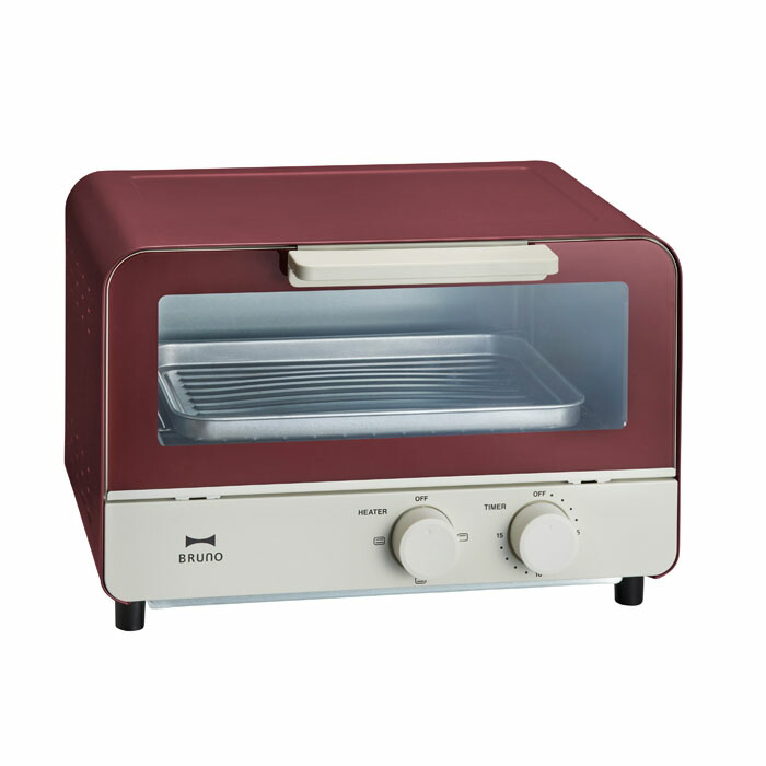 BRUNO ブルーノ オーブン トースター BOE052 レッド 調理器具 キッチン家電