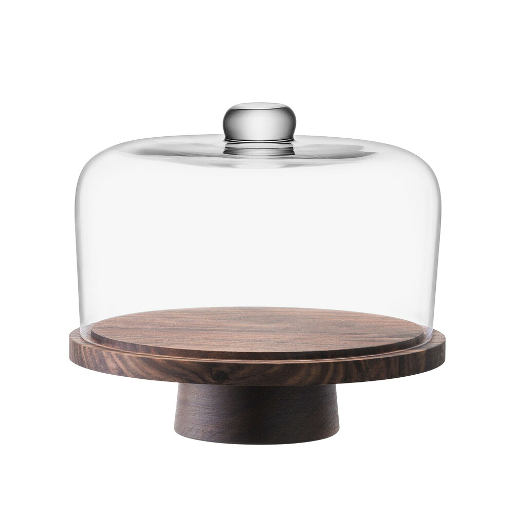 LSA エルエスエー ガラスドーム & ウォールナット スタンド City Dome & Walnut Stand G1240-26-301 / ケーキスタンド ケーキドーム 34,535円