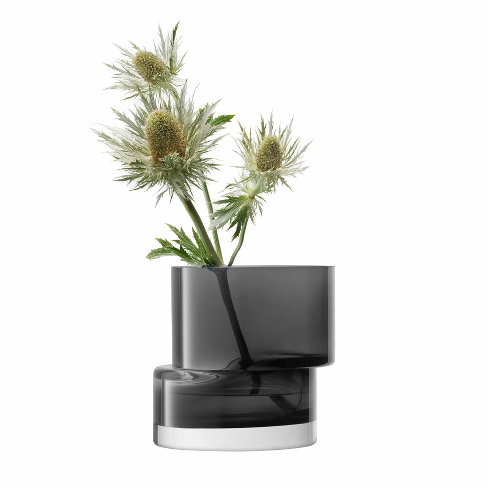 【楽天市場】LSA Tier Vase G172713970 グレー H13.5cm LTD08 / エルエスエー フラワーベース 花器