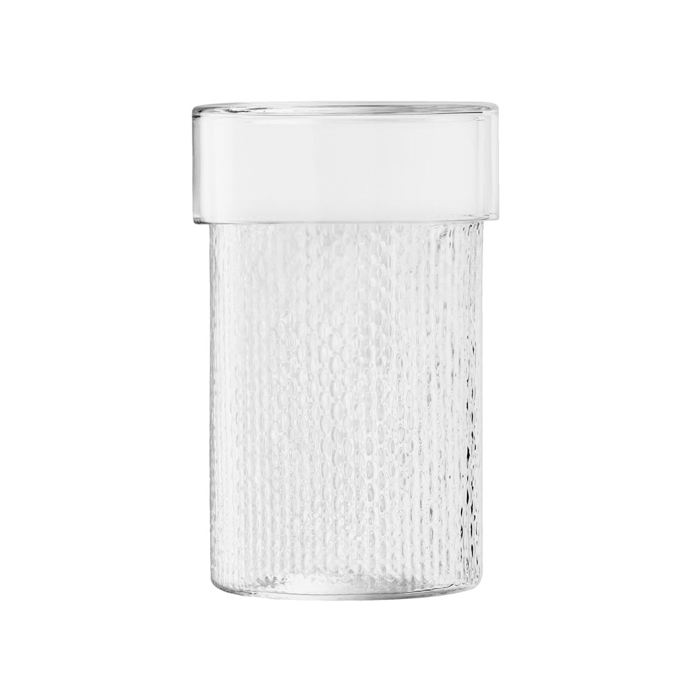 LSA ガラスコンテナ & リッド Wicker Container & Lid G1712-24-148 / キャニスター 保存容器 花瓶 フラワーベース エルエスエー