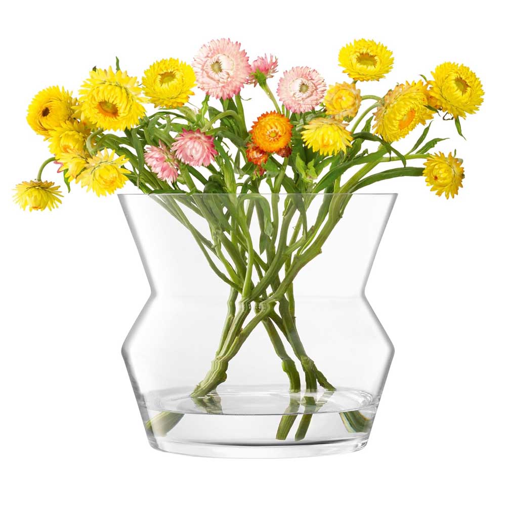 LSA Sculpt Vase/Lantern スカルプト ベース & ランタン G1771-23-301 LSG03 クリア H23cm / エルエスエー 花器 花瓶 フラワーベース
