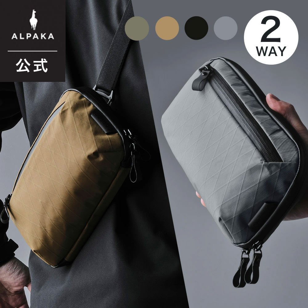 【公式】[ALPAKA/アルパカ]ショルダーバッグ ELEMENTS TECH CASE MINI ポーチ ミニバッグ スリング 斜め掛け バッグ [送料無料]