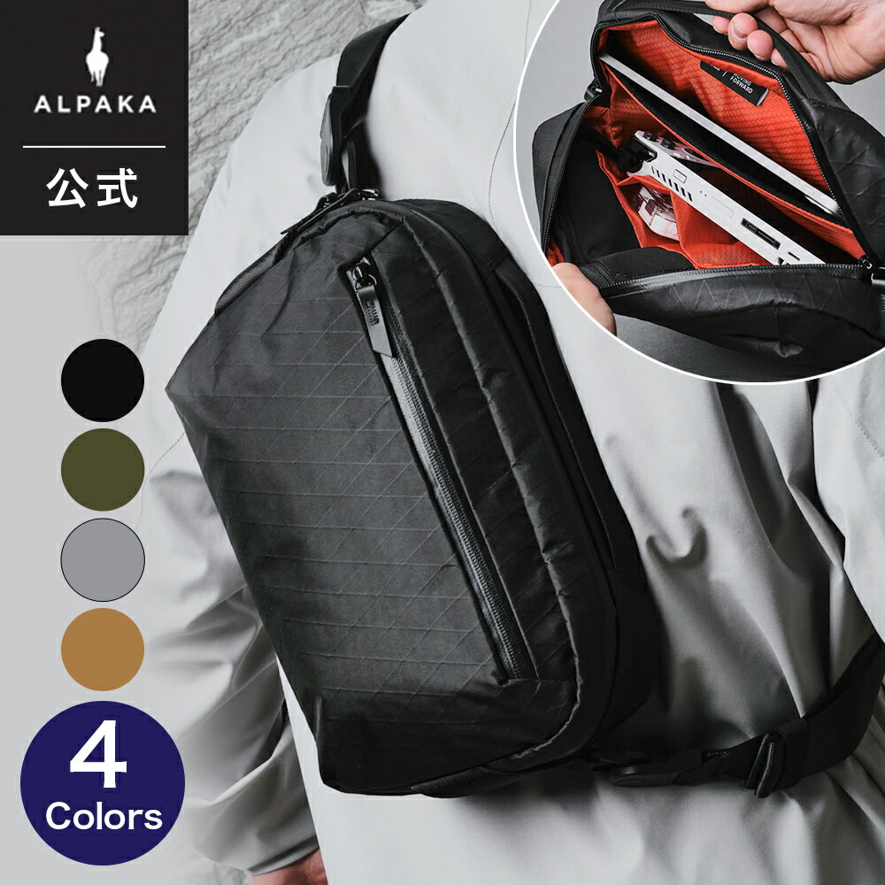 【公式】[ALPAKA/アルパカ]GO SLING スリングバッグ ショルダーバッグ 5.5L トラベル 旅行 ビジネス [送料無料]