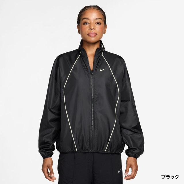 最大10%OFFクーポン 【7/18~7/26】 ナイキ レディース ウインドジャケット ウィメンズ ATH DEPT WATER レペル W IM8200 010 スポーツウェア : ブラック NIKE|アルペン店