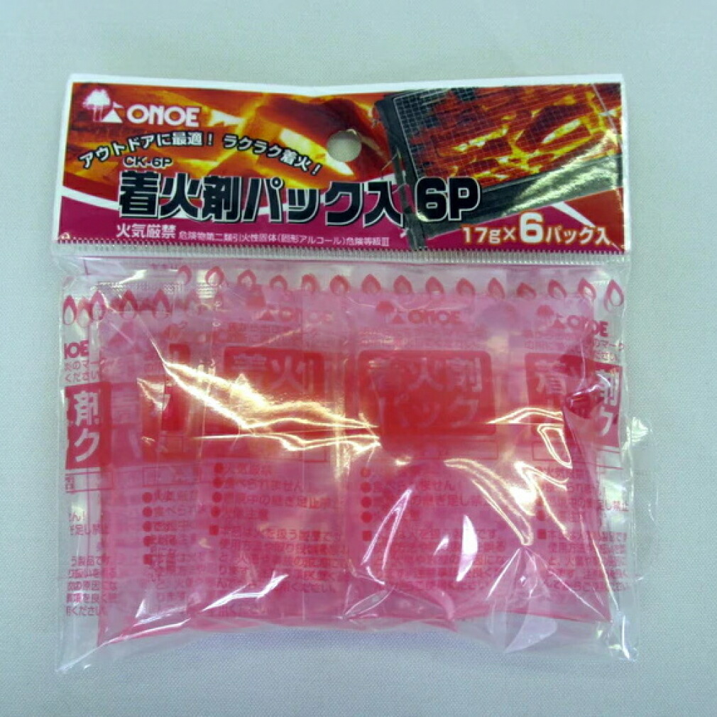 【楽天市場】最大10％OFFクーポン 【楽天スーパーSALE限定】 オノエ 着火剤パック入6P CK-6P キャンプ 着火剤 ONOE 尾上