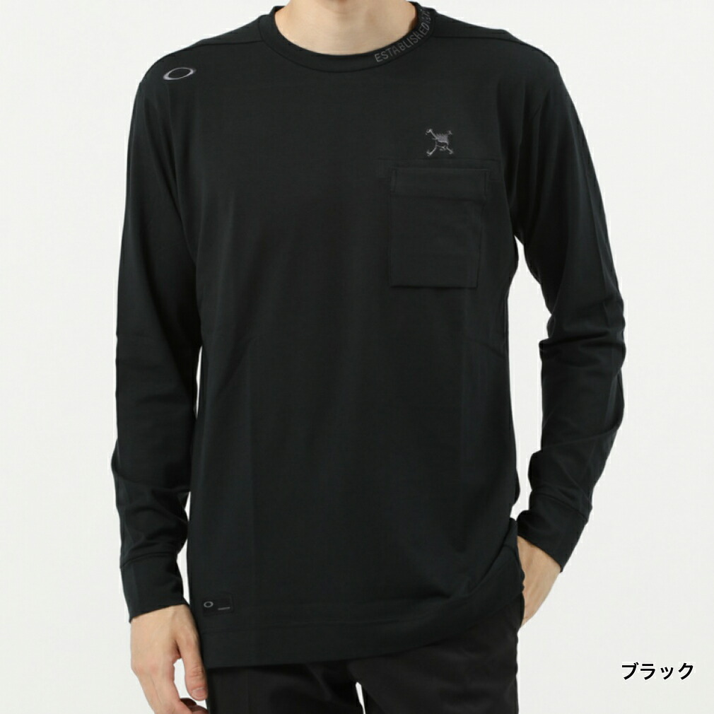 オークリーゴルフウェア長袖シャツ秋冬SKULLCOMMONLSCREWTEE2.0(FOA404128)メンズOAKLEY