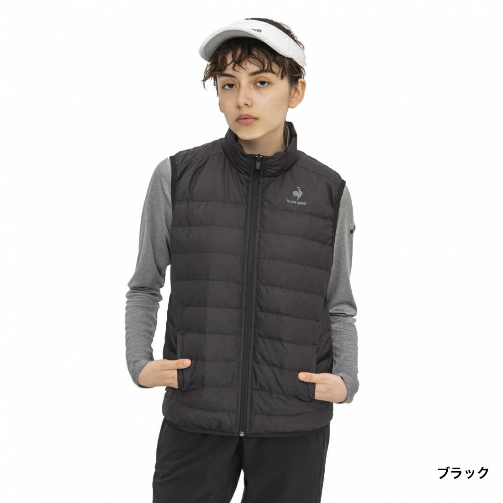 国内在庫 ルコック レディス テニス ウェアトップス 中わたHEATNAVI VEST QTUUJK00 le coq sportif  luiscornee.com