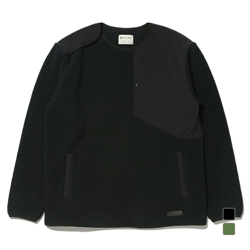 スノーピーク アウトドア ウェア フリース Hybrid Fleece Pullover JK-22AU704 snow peak 2303_mo｜アルペン店