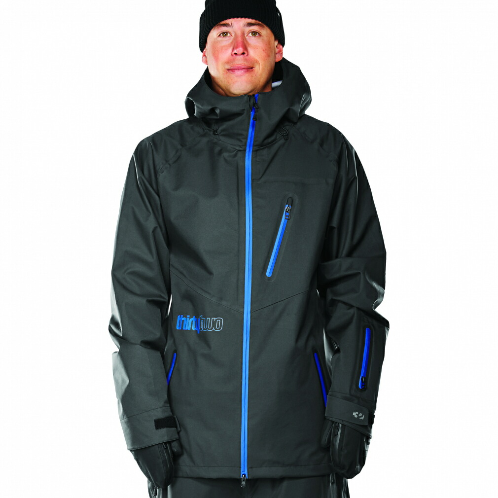 サーティーツー メンズ スノーボード ジャケット GRASSER JACKET 8130001083 22-23年モデル : ブラック THIRTYTWO wi_cp