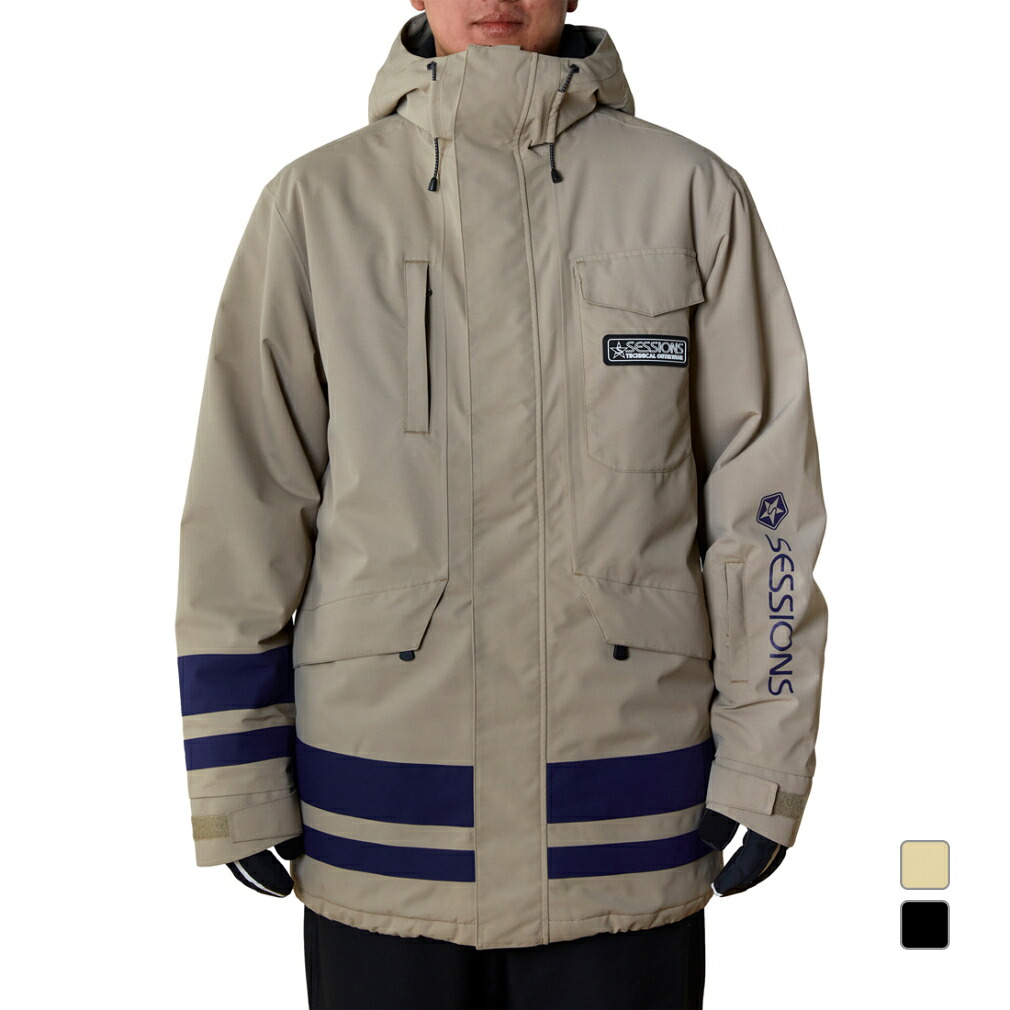 7/20限定★抽選で最大100%Pバック セッションズ メンズ スノーボード ジャケット SCOUT INSULATED JACKET SSFW230005 SESSIONS|アルペン店