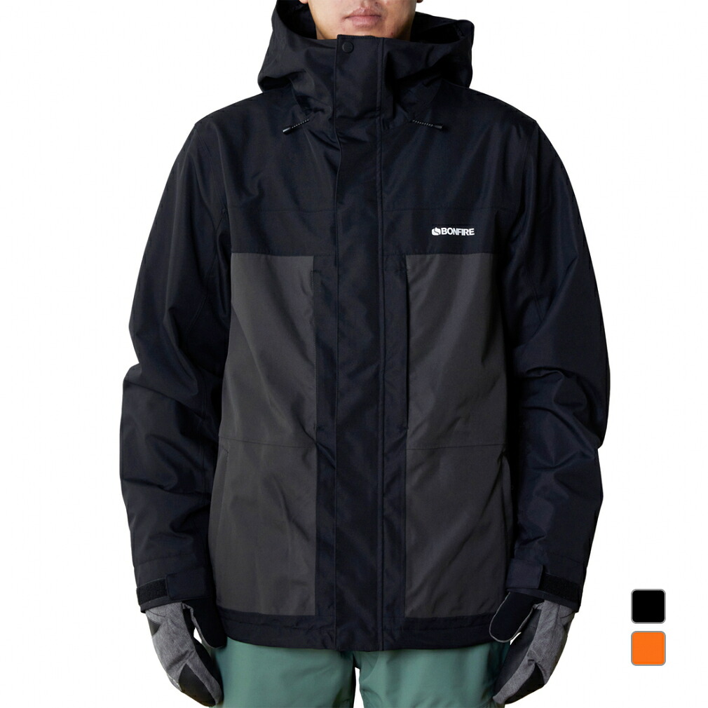 最大10％OFFクーポン 【7/18～7/26】 ボンファイア メンズ スノーボード ジャケット INCENDIARY SHELL JACKET BBFW230011 BONFIRE｜アルペン店