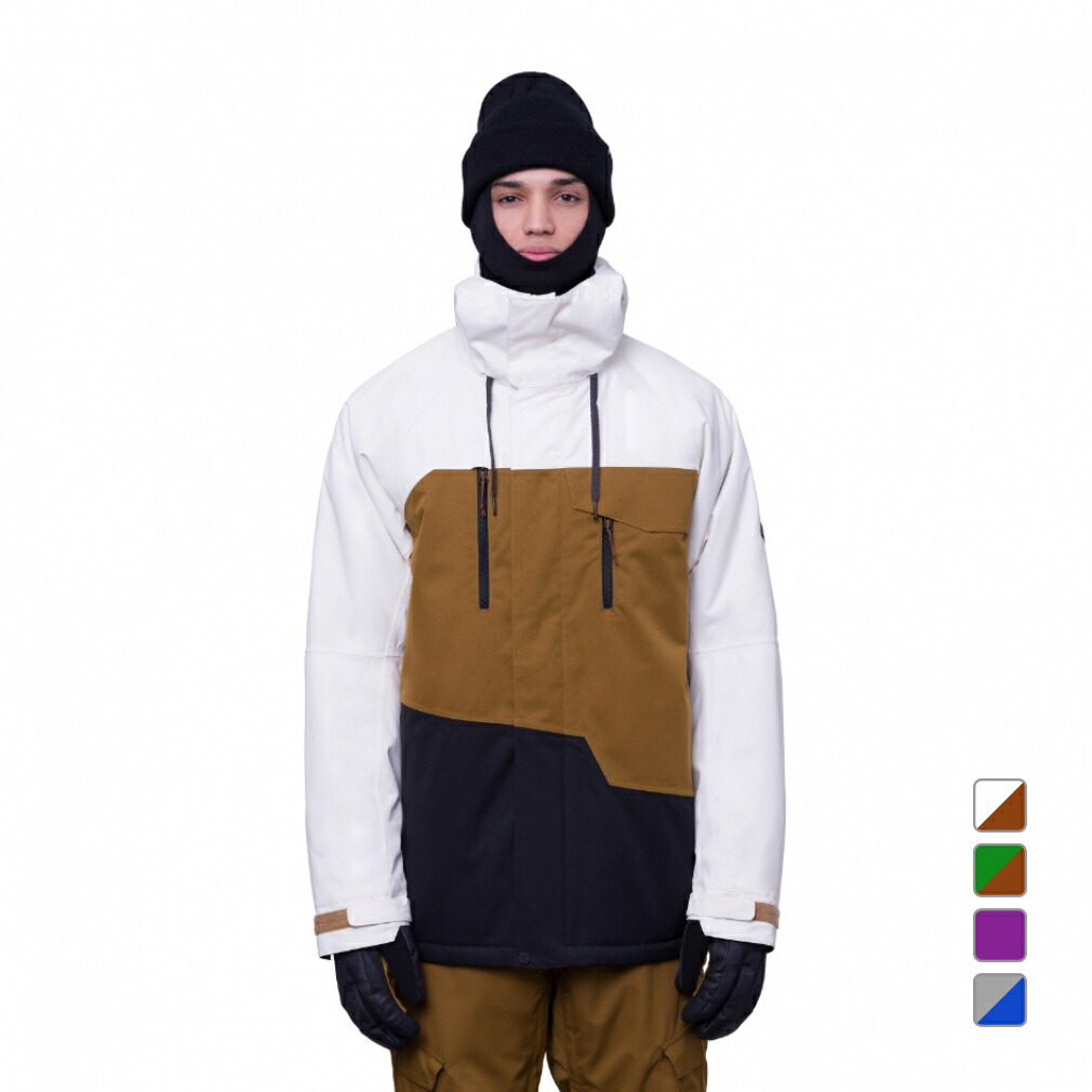4/15限定★抽選で最大100％Pバック シックスエイトシックス メンズ スノーボード ジャケット GEO INSULATED JACKET M2W115 686