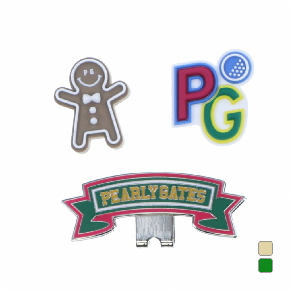 4/15限定★抽選で最大100％Pバック パーリーゲイツ カレッジロゴクッキー風鉄マーカー (0534184007) ゴルフ マーカー PEARLY GATES