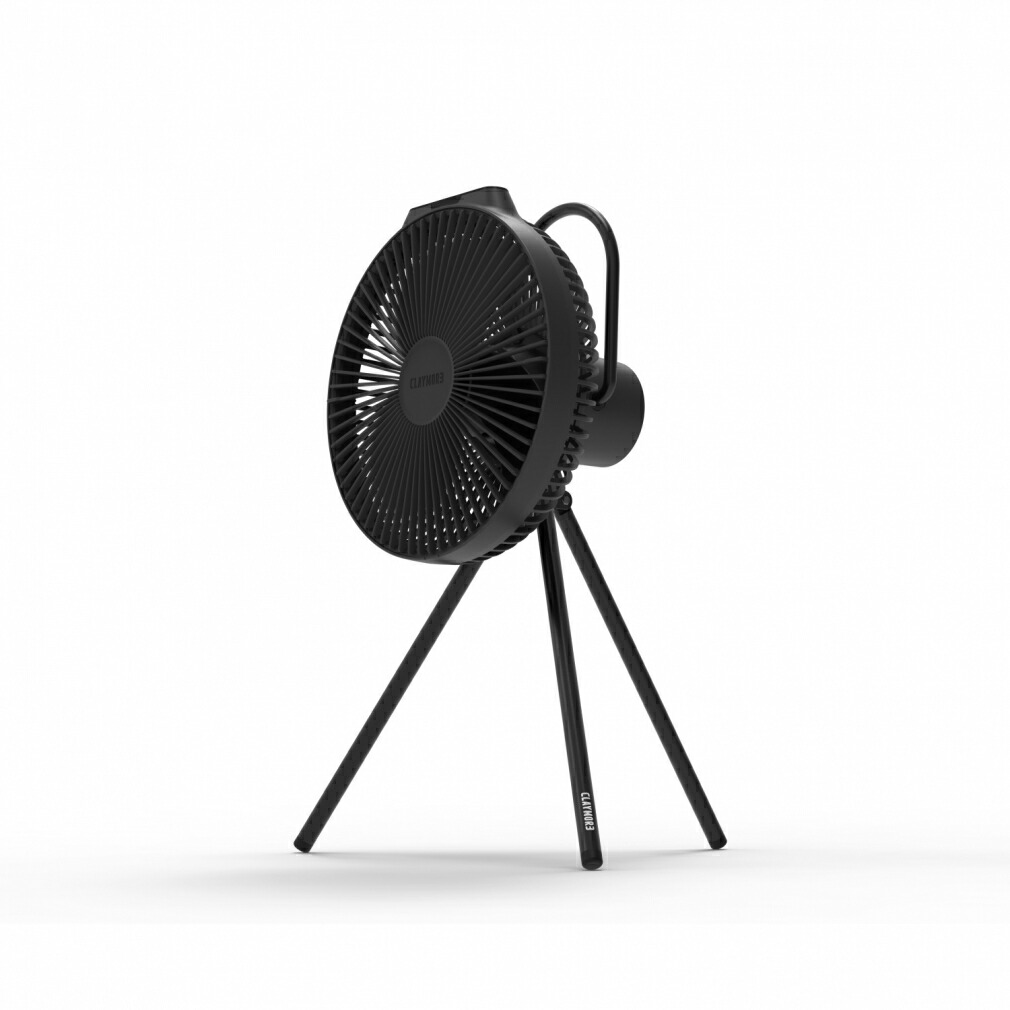 クレイモア FAN V1040 CLFNV1040 BLACK 充電式 サーキュレーター 卓上 扇風機 CLAYMORE画像