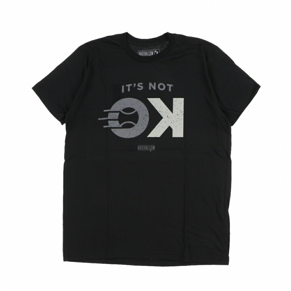 最大10％OFFクーポン 【4/4～4/10】 ベースボールイズム Baseballism メンズ 野球 半袖Tシャツ NOTOKMENsTEE OT0124SS5 : ブラック ファナティクス Fanatics