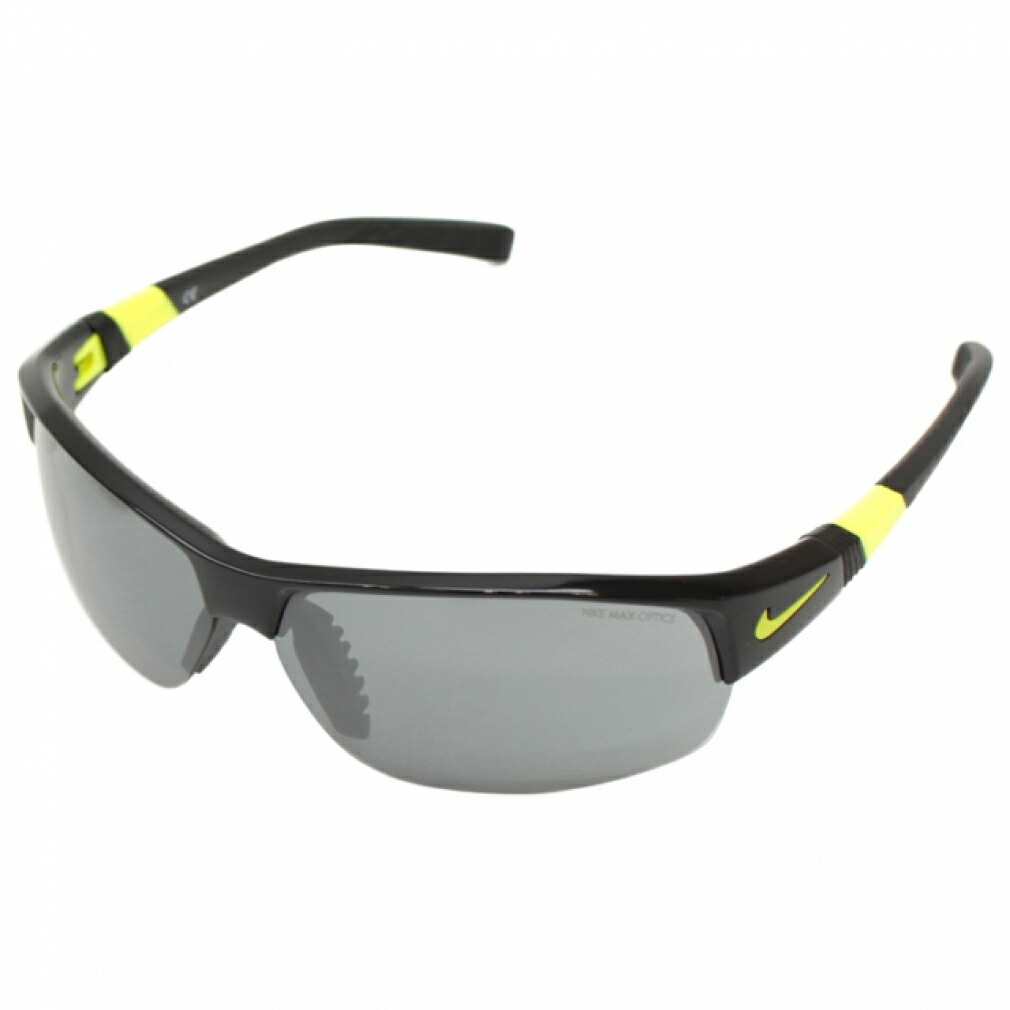 最大10％OFFクーポン 【7/18～7/26】 NIKE(ナイキ) EV0620 007 サングラス SHOW X2 : black/volt ゴルフ golf5 熱中症 暑さ対策 UV対策｜アルペン店