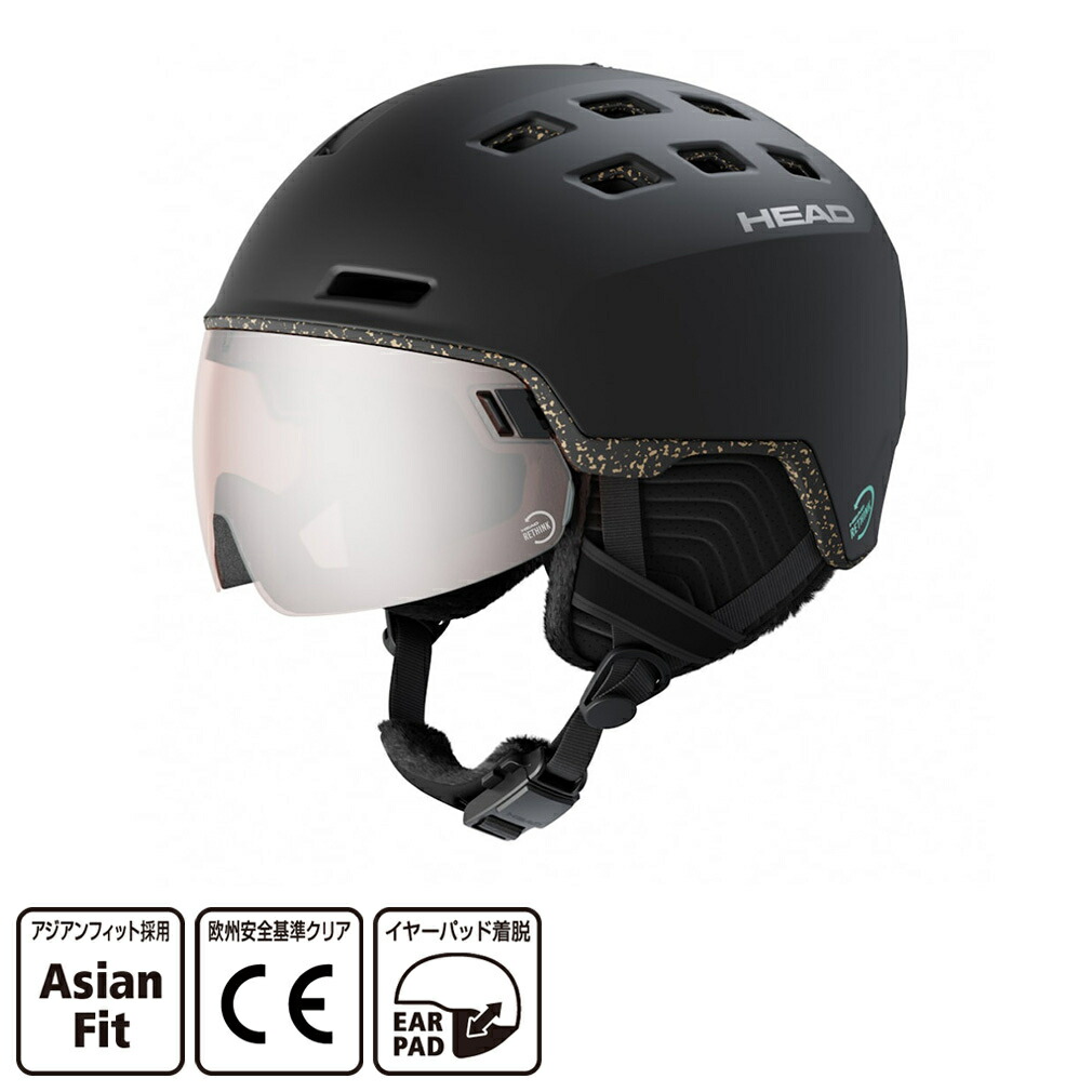 楽天市場】ヘッド バイザーヘルメット レーダー ブラック WCR HEAD