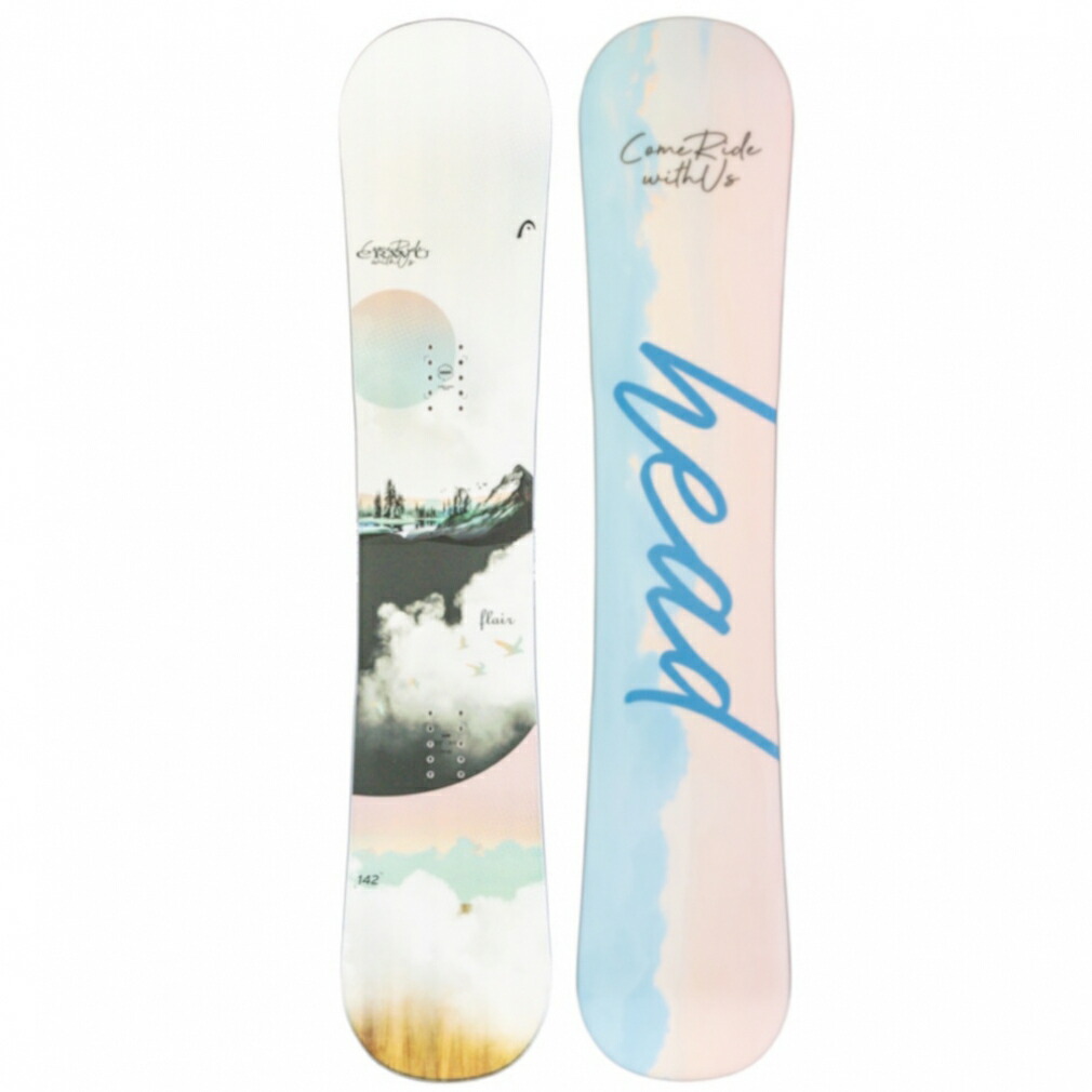 楽天市場】HEAD ヘッド スノーボード 板 レディース ROSE DCT ムラサキ