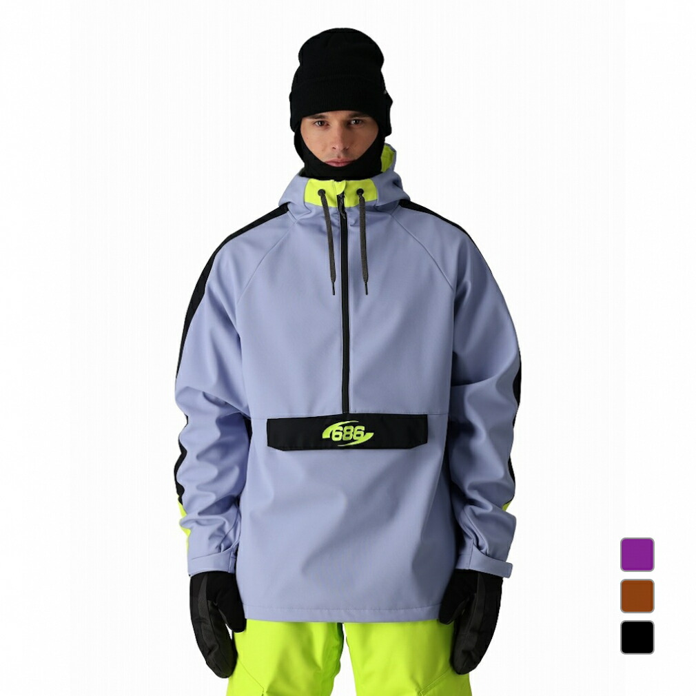 最大10％OFFクーポン 【4/4～4/10】 シックスエイトシックス メンズ スノーボード ジャケット WATERPROOF ANORAK M2WCST02 686 12,530円