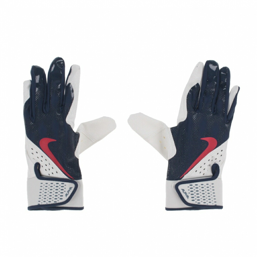 楽天市場】ナイキ Nike 野球 バッティング手袋 アルファ Alpha BG