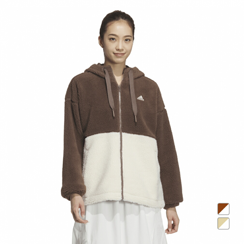 楽天市場】アディダス フリースジャケット レディース BOA ルーズ