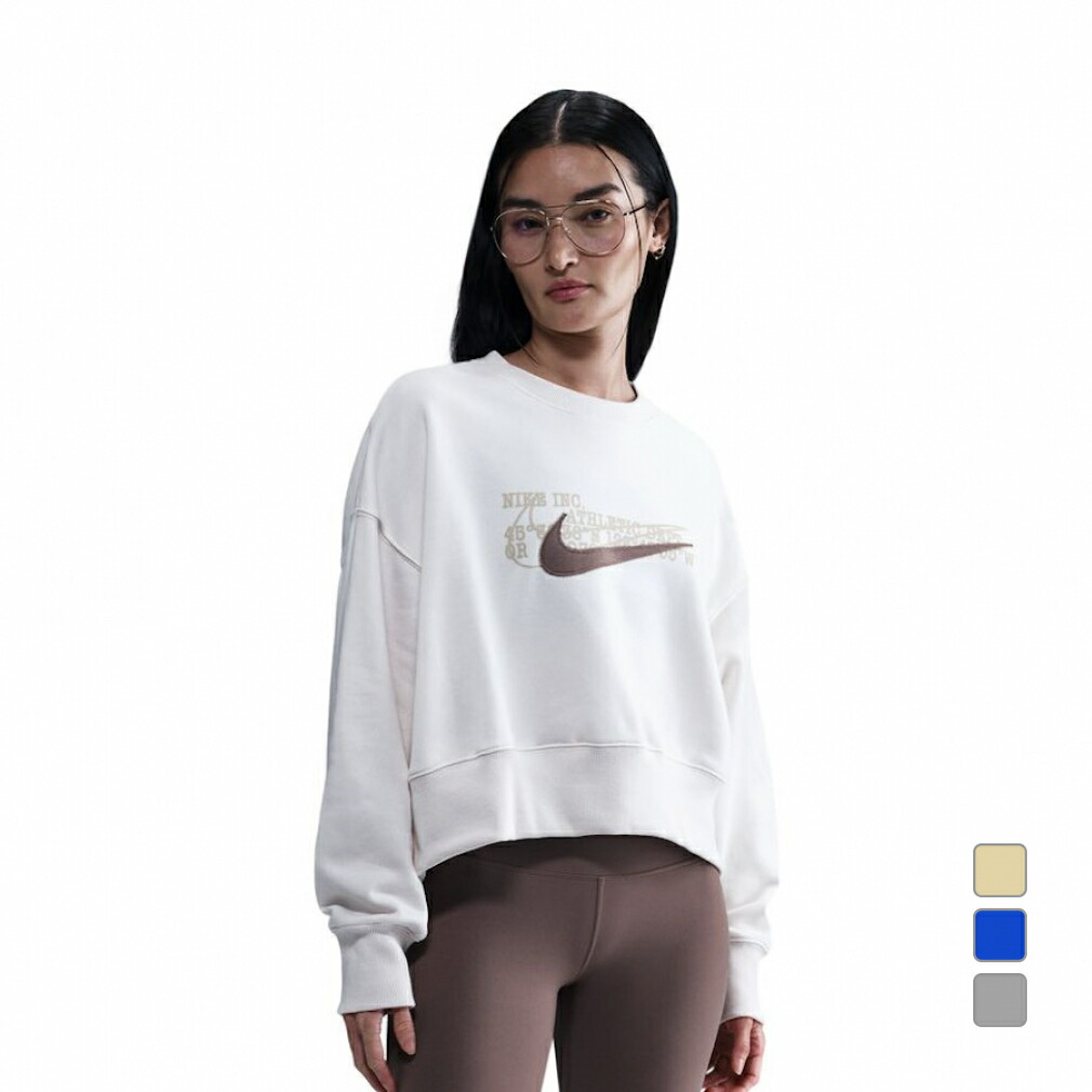 NIKE ナイキ トレーナー スウェット 白 クリーム 長袖 NIKE - NIKE トレーナー スウェット 白 の通販 by neko's shop