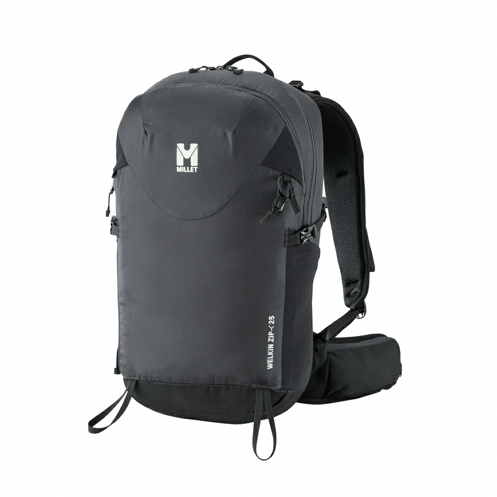最大10％OFFクーポン 【7/30】 ミレー WELKIN ZIP 25 25L BLACK-NOIR MIS01305 N0247 トレッキング バックパック リュック MILLET｜アルペン店 11,858円