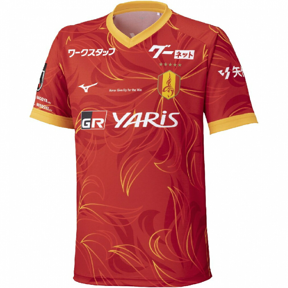 MIZUNO - 【トラシャチ】名古屋グランパス選手練習ジャージ半袖　Lサイズ 2025 MIZUNO WEAR | 特集ページ | NAGOYA GRAMPUS WEB SHOP