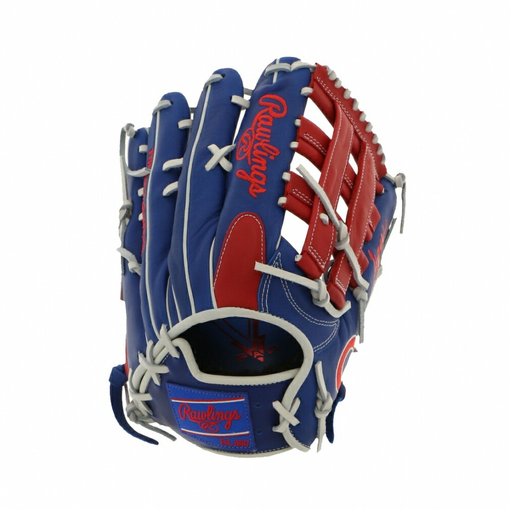 4/10 限定★全商品ポイント10倍 要エントリー ローリングス HYPER TECH MLB TEAM カブス 外野手用 GR5HTMB88MG-CHC 軟式用 野球 野手用グローブ Rawlings 13,355円