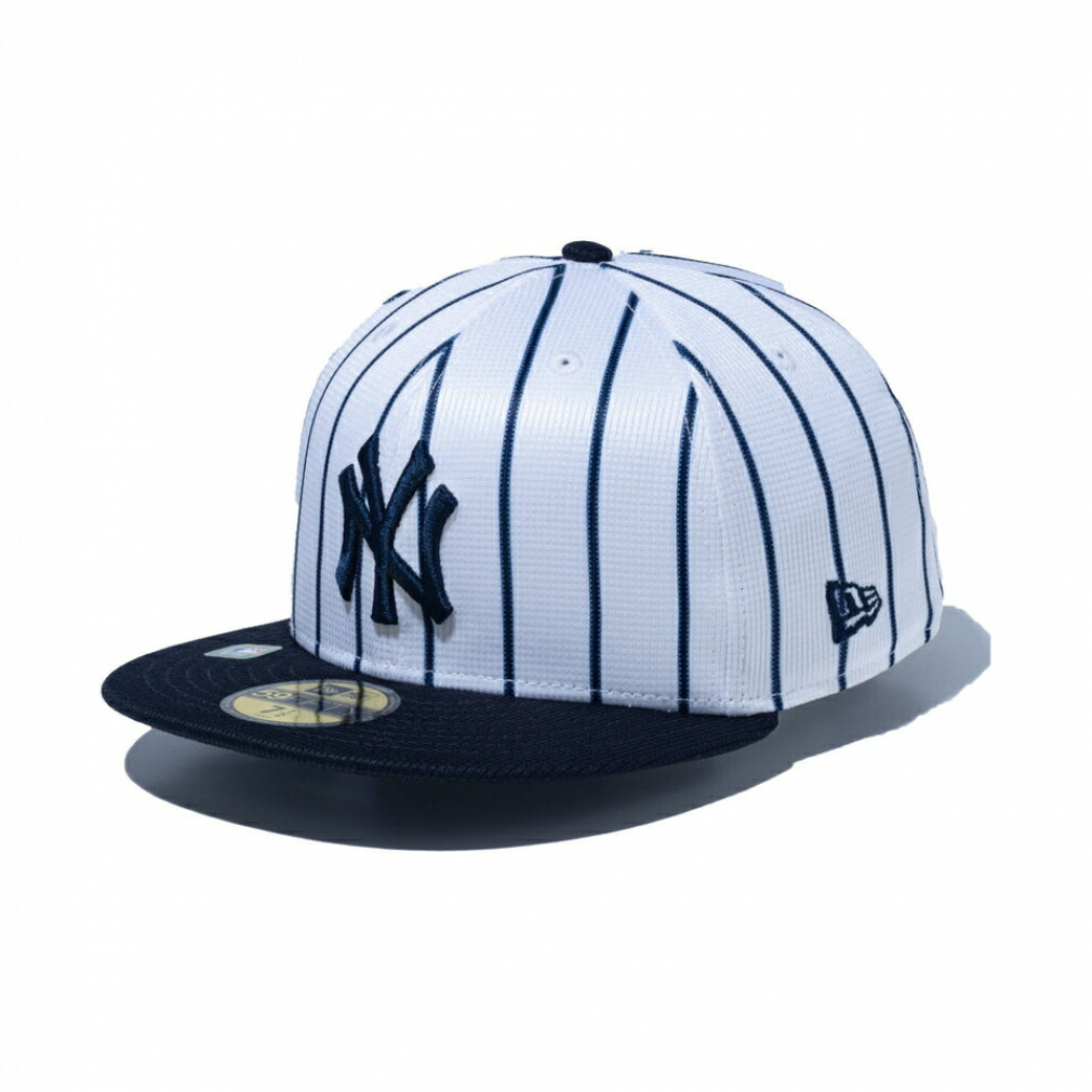 【美品】ニューエラ LP ヤンキース ストライプ キャップ LP 59FIFTY BLACK LABEL SS23 ニューヨーク・ヤンキース