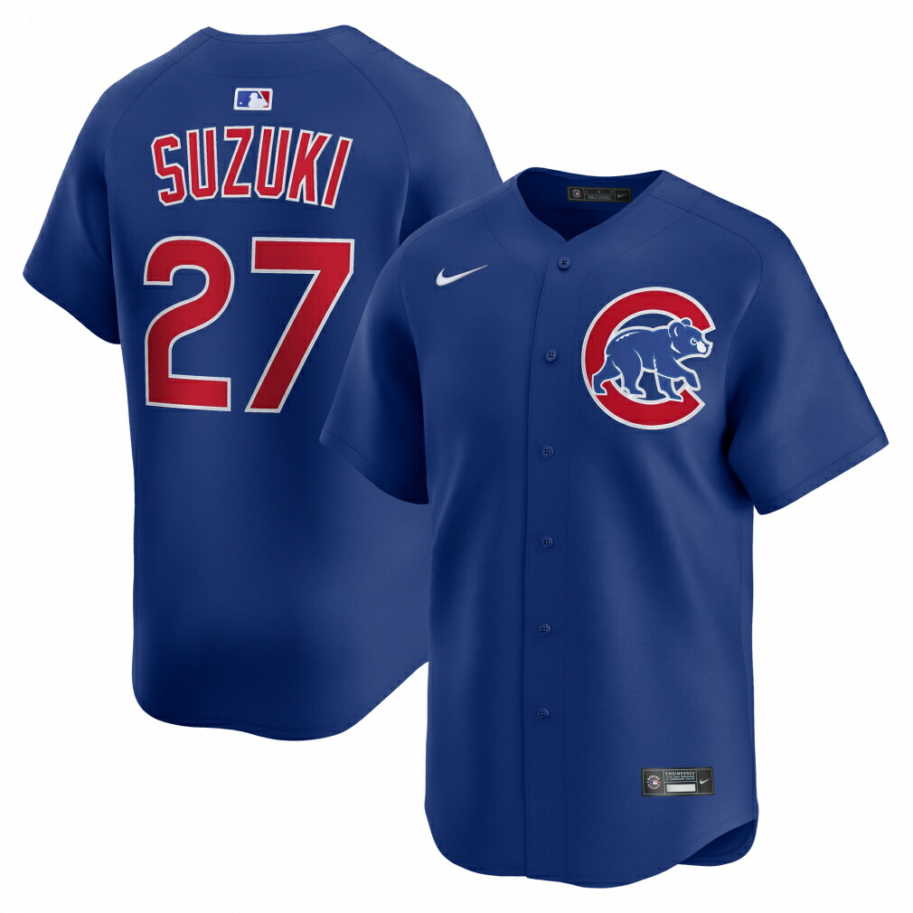 【新品 未使用⠀】シカゴ・カブス 鈴木選手 ユニフォーム 27 MLB公式 シカゴ カブス(CHICAGO CUBS)】鈴木誠也 Nike ロード