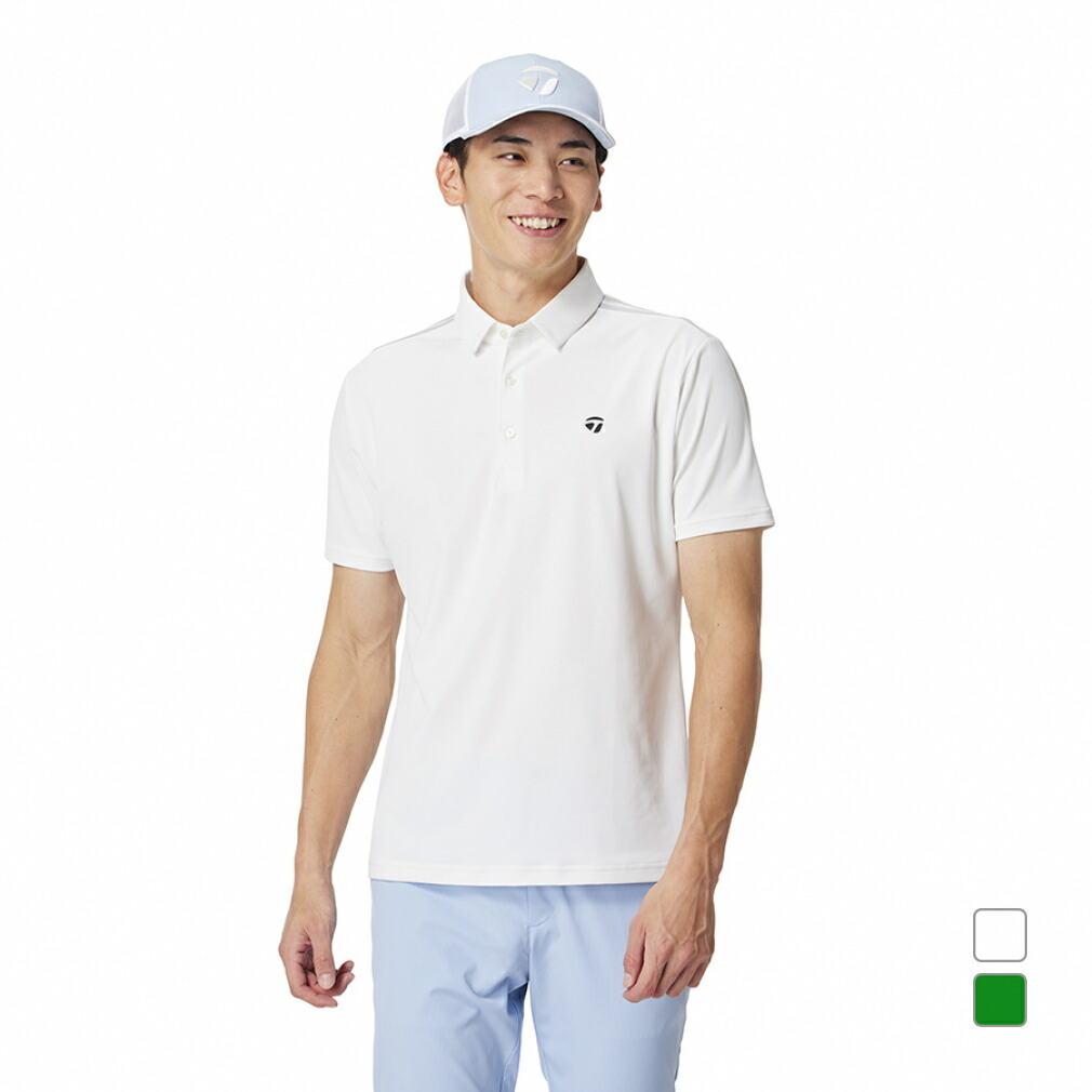 hpi ☆【TAYLORMADE 】ホワイト ポロ☆フリルシャツ whyto ホワイト フリル ネック ブラウス “frill neck blouse