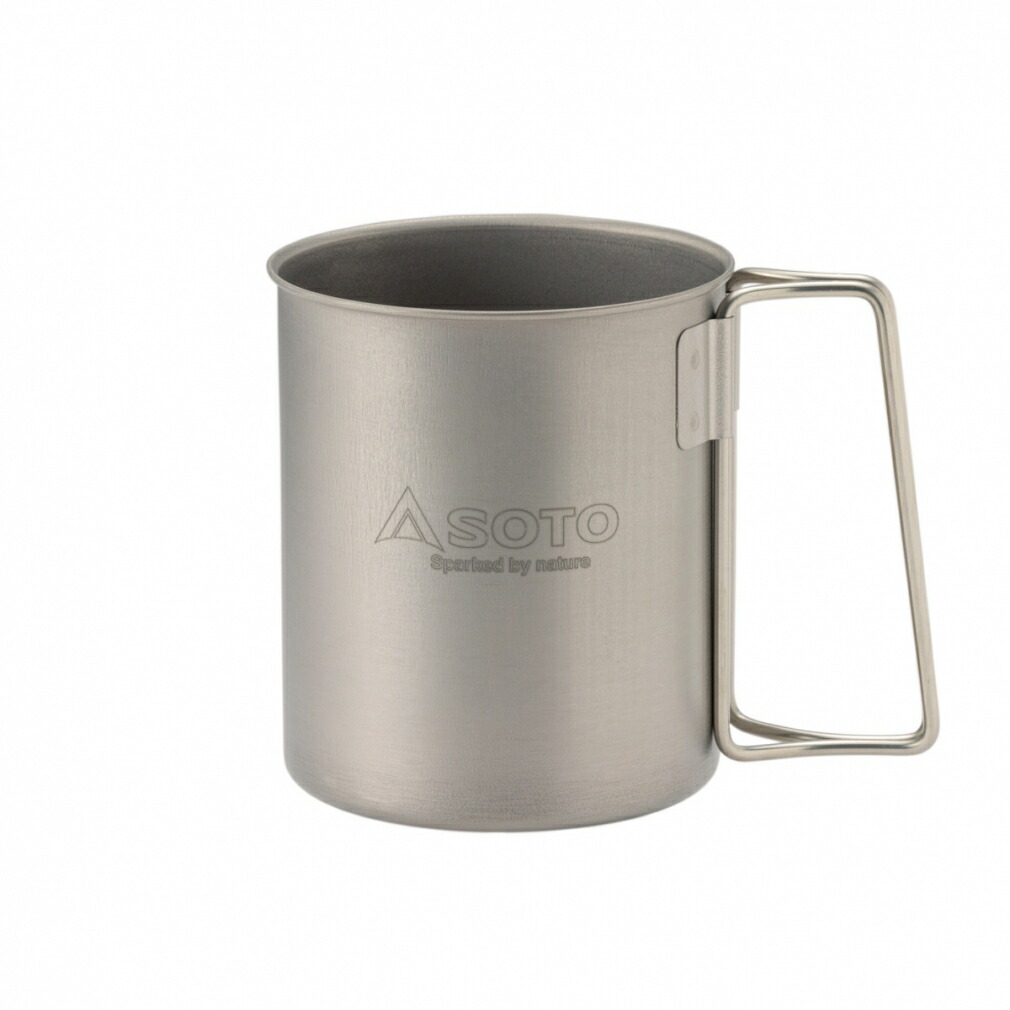 楽天市場】日本製 チタンマグ 450 600 折りたたみハンドル SOD-532/SOD