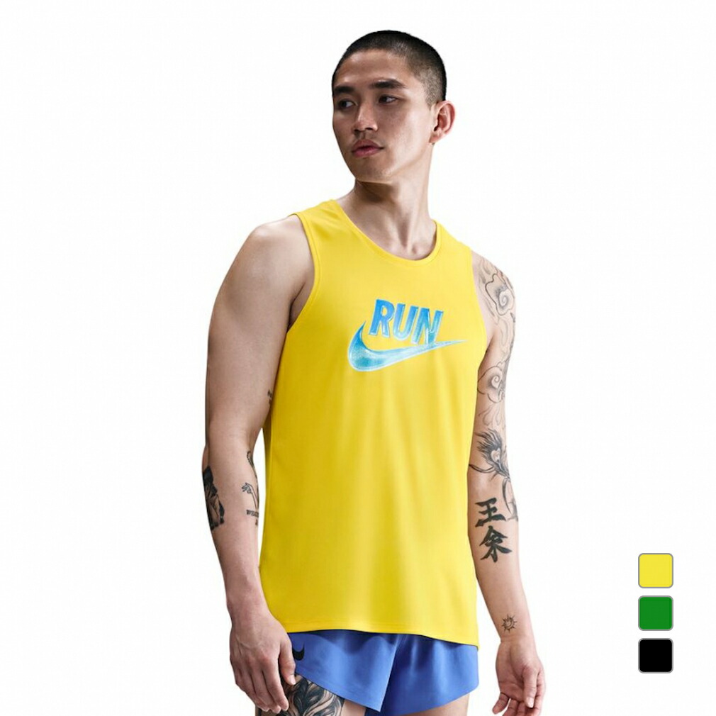 【楽天市場】最大10％OFFクーポン 【1/24～1/30】 ナイキ メンズ 陸上/ランニング ノースリーブシャツ Dri-FIT マイラー