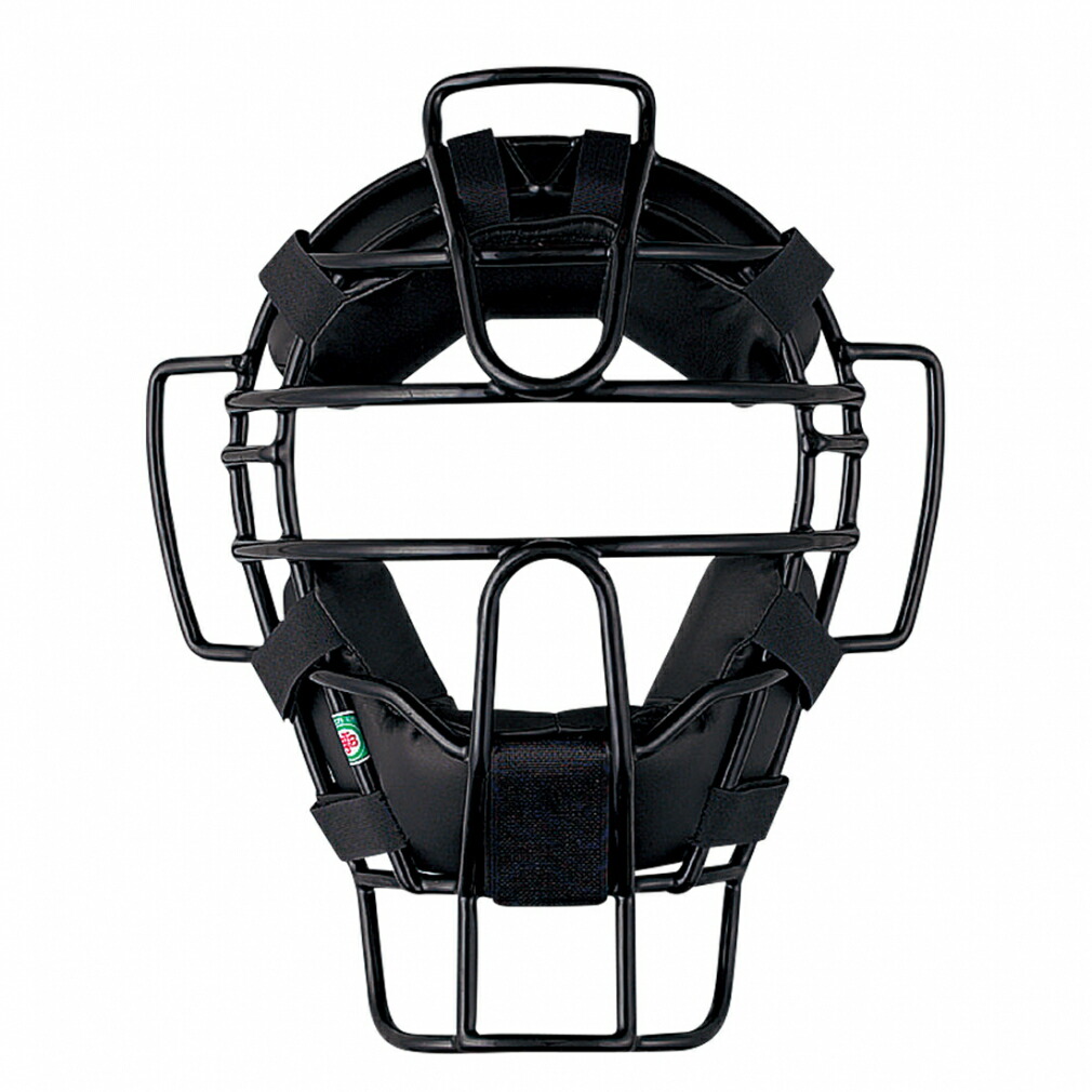 Wilson A3008 アンパイア用マスク 黒 合成皮革 Wilson あすつく 超限定 ウイルソン 軟式野球用 審判 トサカ無し