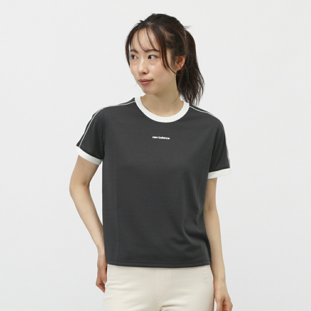売れ筋商品|||ニューバランス Tシャツ レディース トップス SEASONAL  - Sports T-shirt - clementine Amazon | [ニューバランス] レディース 半袖Tシャツ Iconic