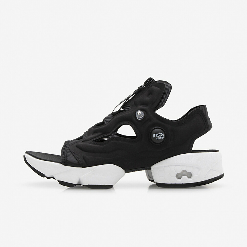 最大10％OFFクーポン 【7/18～7/26】 リーボック インスタポンプフューリー サンダル ジップ INSTAPUMP FURY SANDAL ZIP 100202019 レディース スポーツサンダル ： ブラック Reebok｜アルペン店