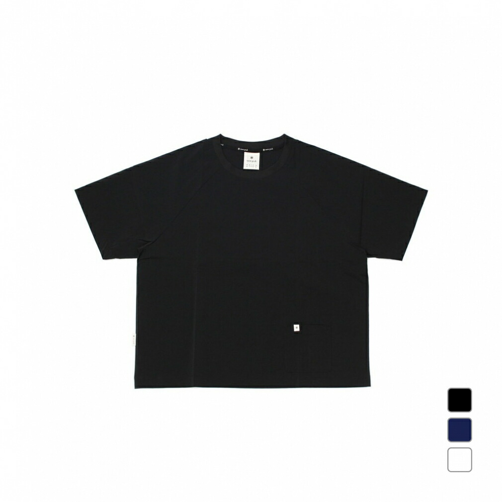 スノーピーク レディース アウトドア 半袖Tシャツ Root Womens Pocket Short Sleeve T-Shirt S25MWRTS61 snow peak|アルペン店