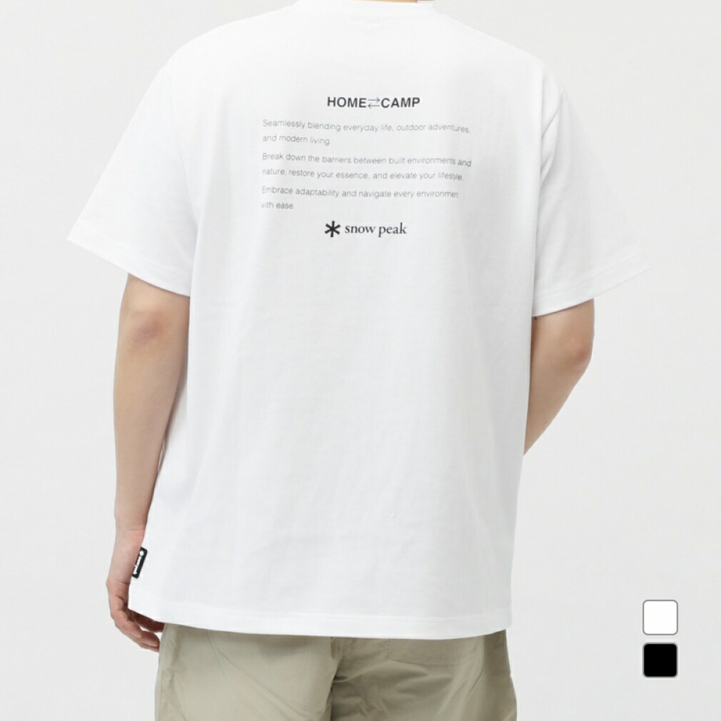 【アルペン限定モデル】 スノーピーク アウトドア 半袖Tシャツ Concept Printed S/S Tshirt ATS25SU704 snow peak