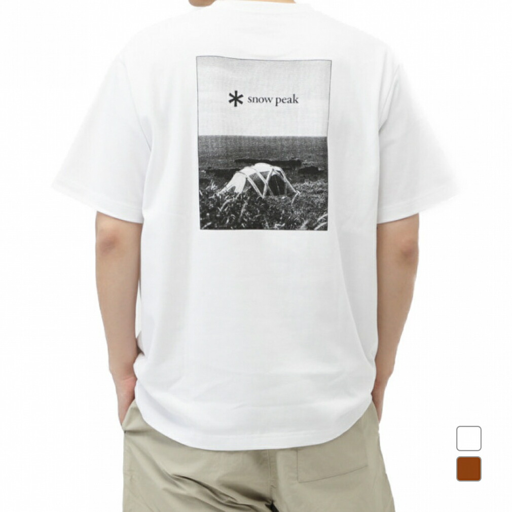 【アルペン限定モデル】 スノーピーク アウトドア 半袖Tシャツ Photo Printed S/S Tshirt ATS25SU702 snow peak