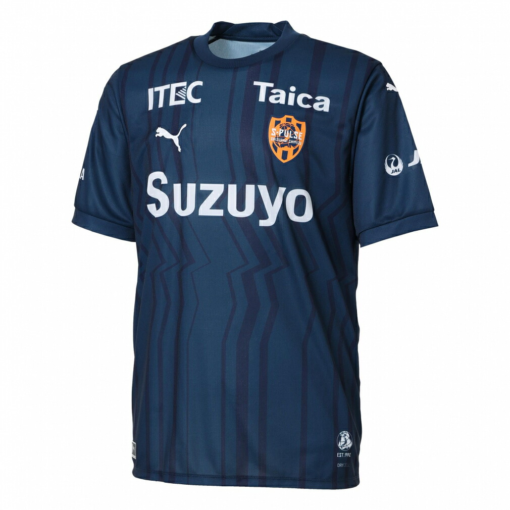 【新品】 清水エスパルス ユニフォーム XLサイズ 2025 アウェイ PUMA PUMA プーマ メンズ サッカー ライセンスシャツ 清水エスパルス