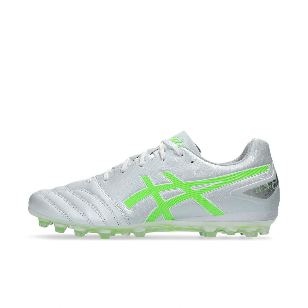 最大10％OFFクーポン 【4/4～4/10】 アシックス DS LIGHT PRO AG DSライト プロ AG 1103A096 サッカー スパイクシューズ : ホワイト×グリーン asics