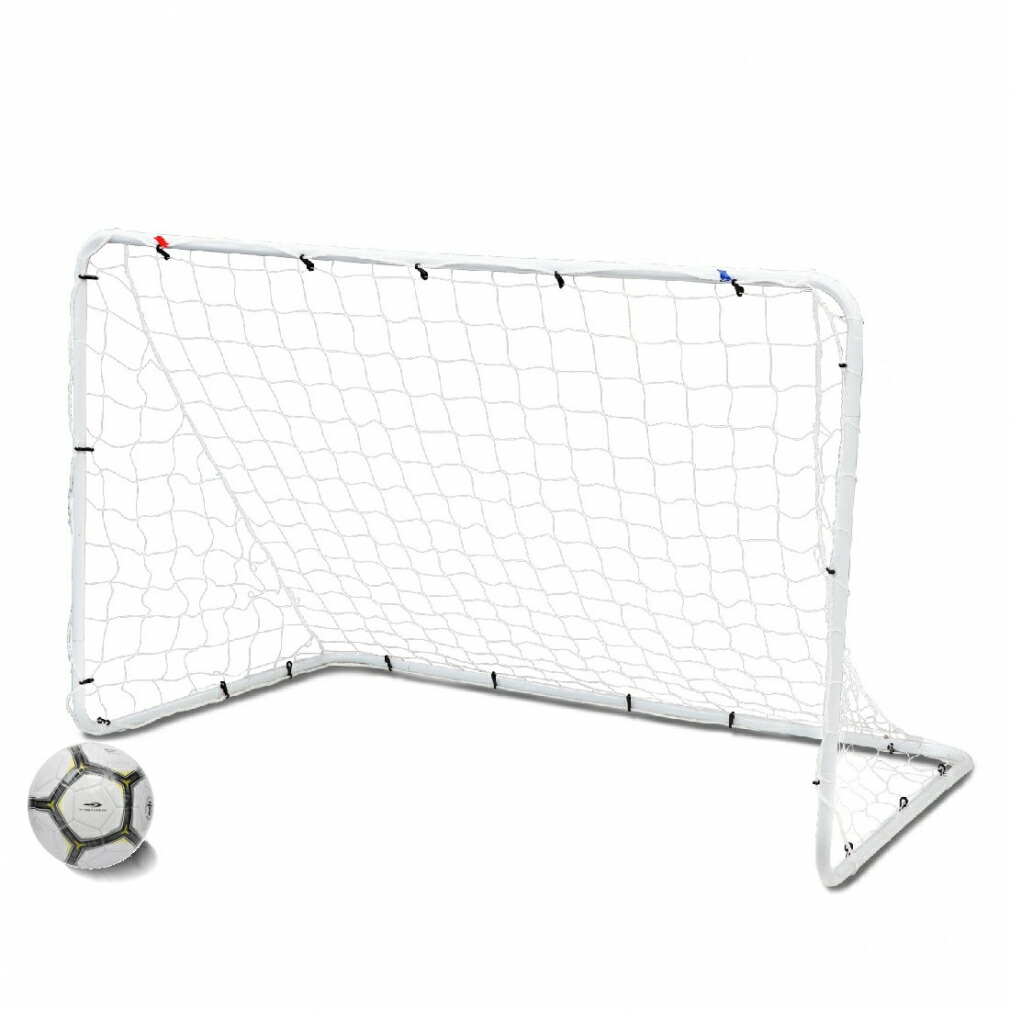 楽天市場】スチールサッカーゴール/LS-18012キックターゲット付