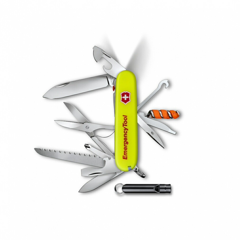 ヴィクトリノックス エマージェンシーツール ハントマンライト 1.7915.808 トレッキング マルチツール : イエロー VICTORINOX