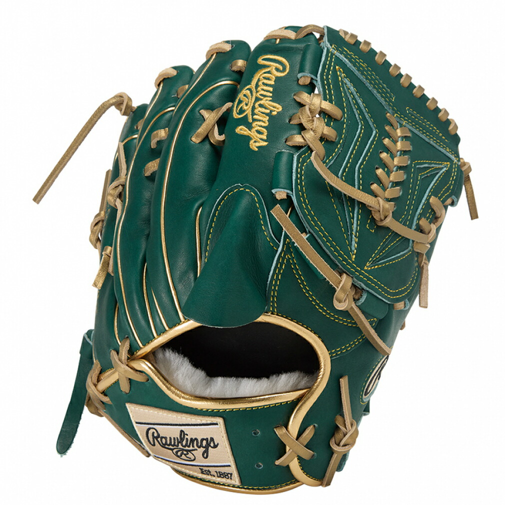 最大10％OFFクーポン 【4/4～4/10】 ローリングス 軟式 HOH PRO EXCEL Wizard #02 COLORS 投手用 GR5FHW2CA15MG-DGRN 軟式用 野球 ピッチャー用グローブ Rawlings 26,400円