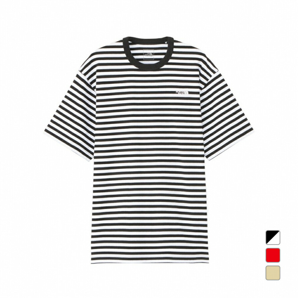 4/10 限定★全商品ポイント10倍 要エントリー ザ・ノース・フェイス メンズ アウトドア 半袖Tシャツ S/S Multi Border Tee ショートスリーブマルチボーダーティー NT32455 THE NORTH FACE