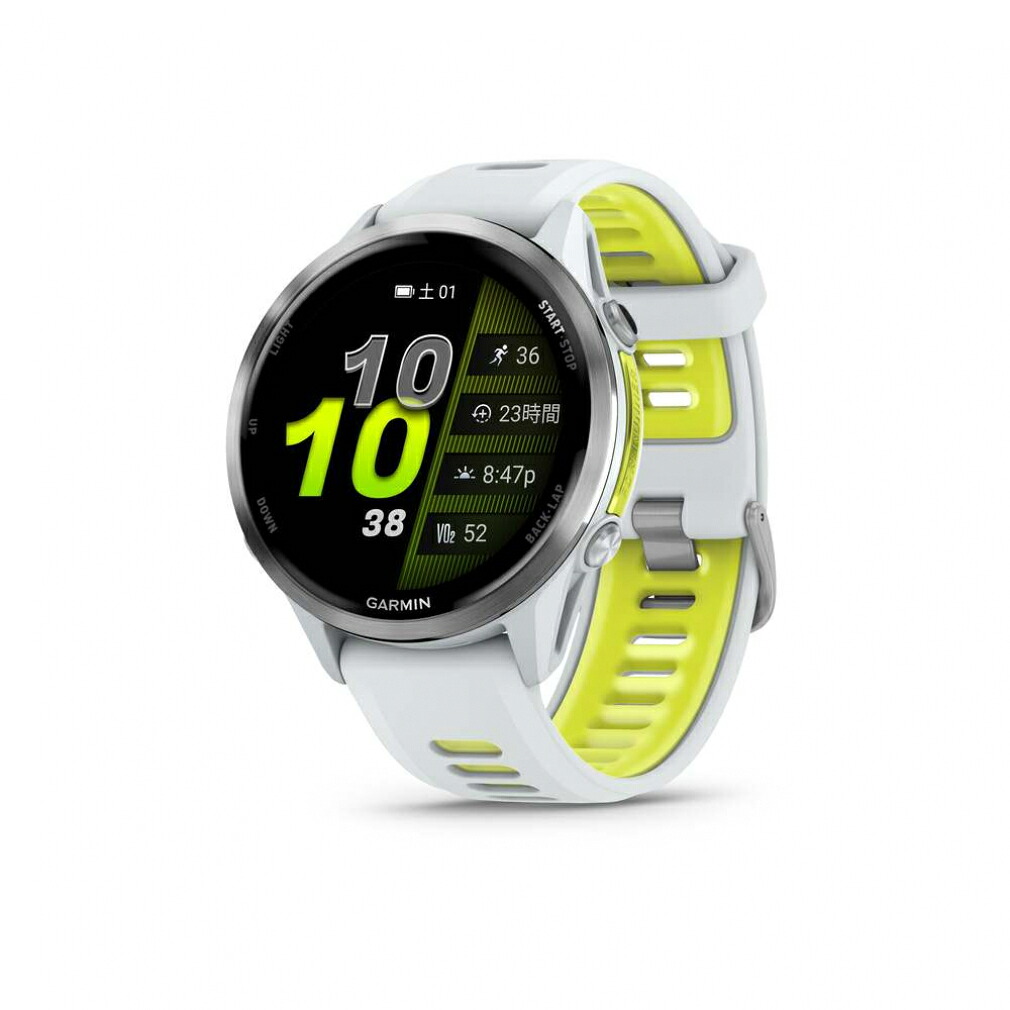 ガーミン Forerunner 970 White / Amp Yellow フォアランナー970 ランニングウォッチ 0100296951 陸上/ランニング 時計 GARMIN